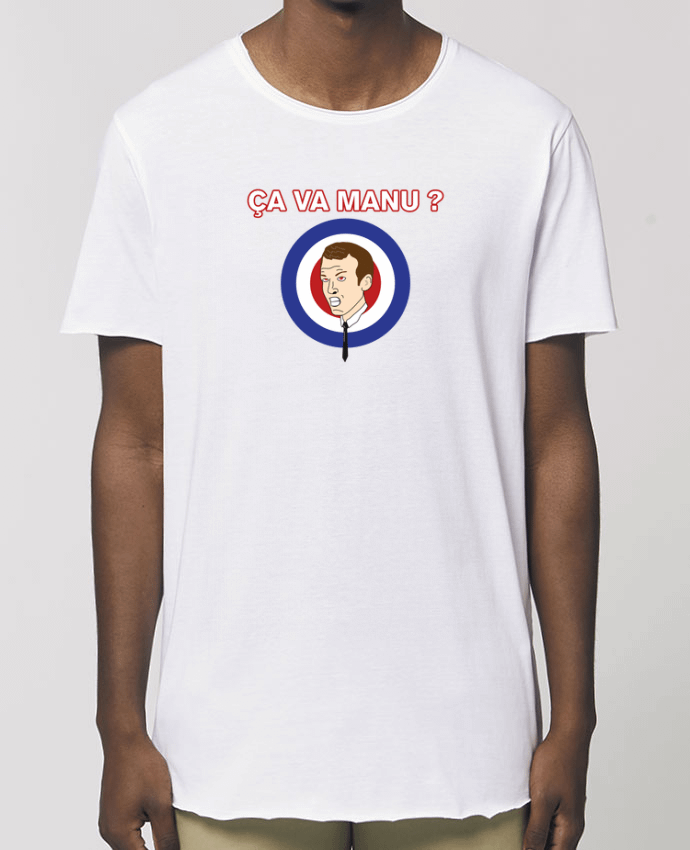 Tee-shirt Homme Emmanuel Macron ça va manu ? Par  tunetoo