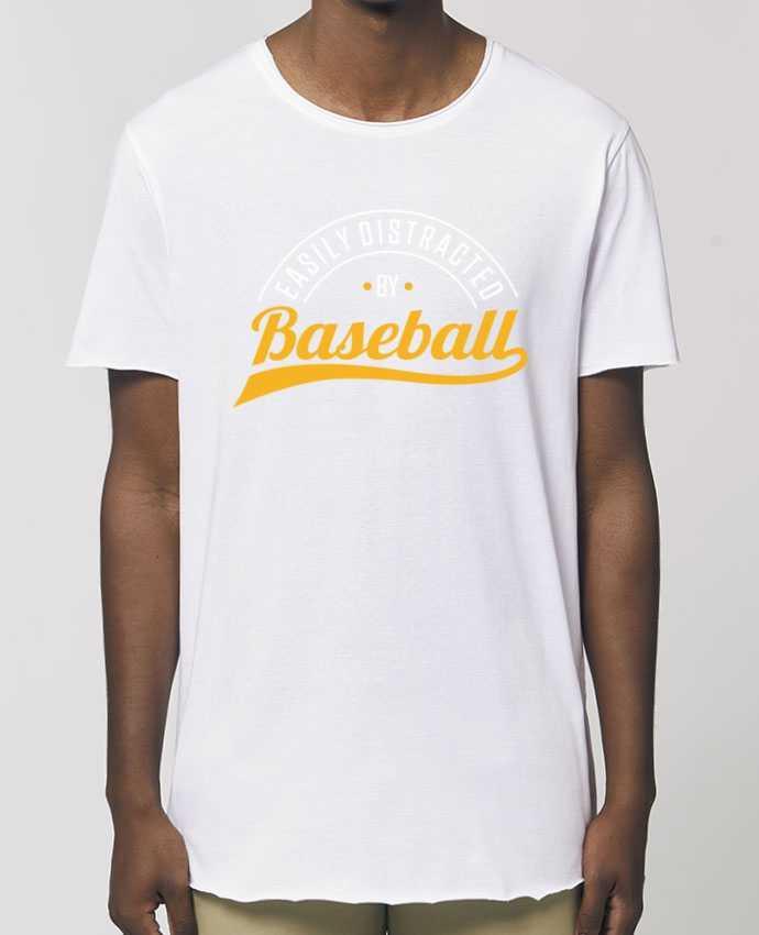 Camiseta larga pora él  Stanley Skater Distracted by Baseball Par  Original t-shirt