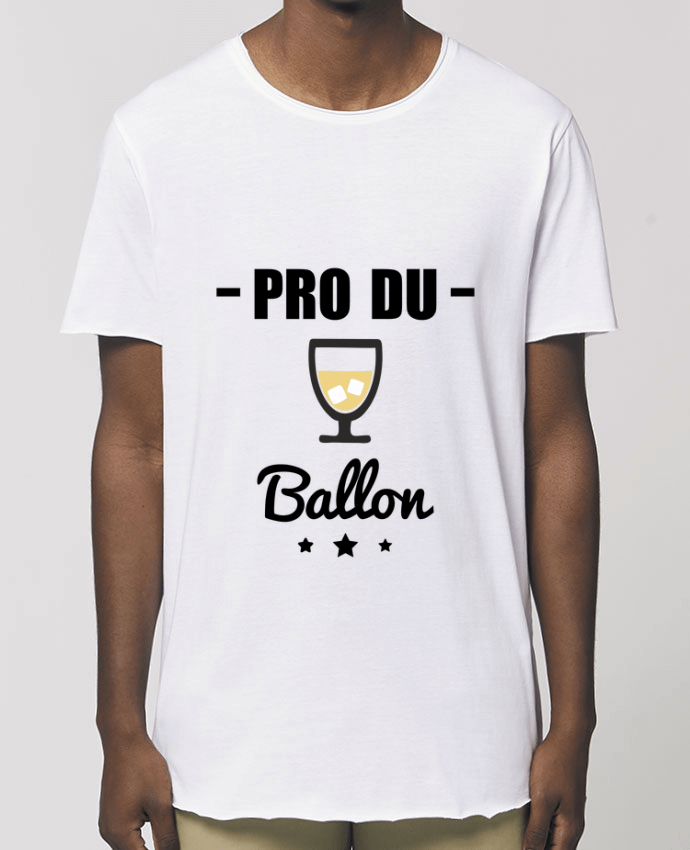 Men\'s long t-shirt Stanley Skater Pro du ballon Pastis Par  Benichan
