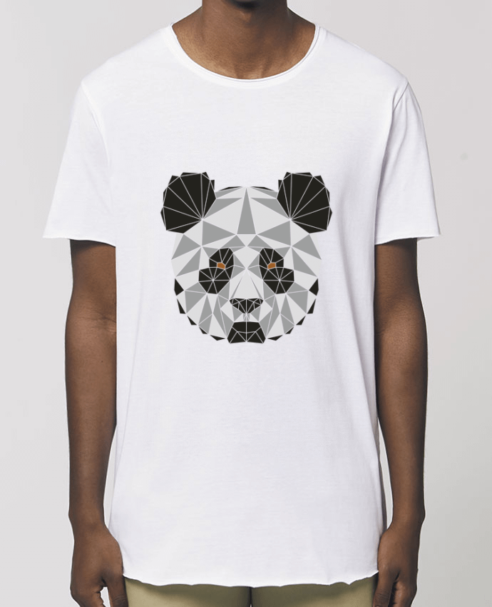 Men\'s long t-shirt Stanley Skater Panda géométrique Par  /wait-design