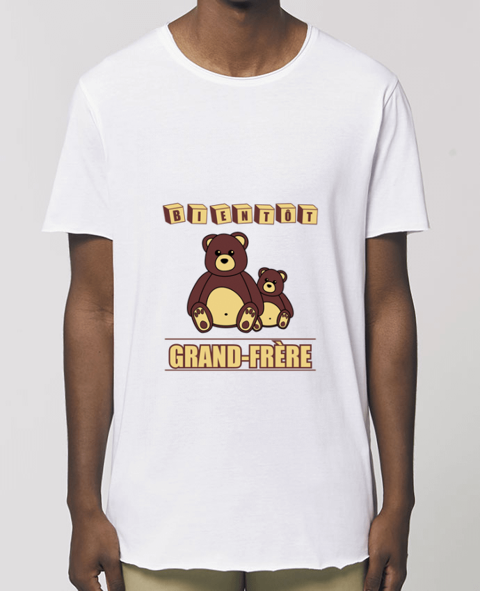 Tee-shirt Homme Bientôt Grand-Frère avec ours en peluche mignon Par  Benichan