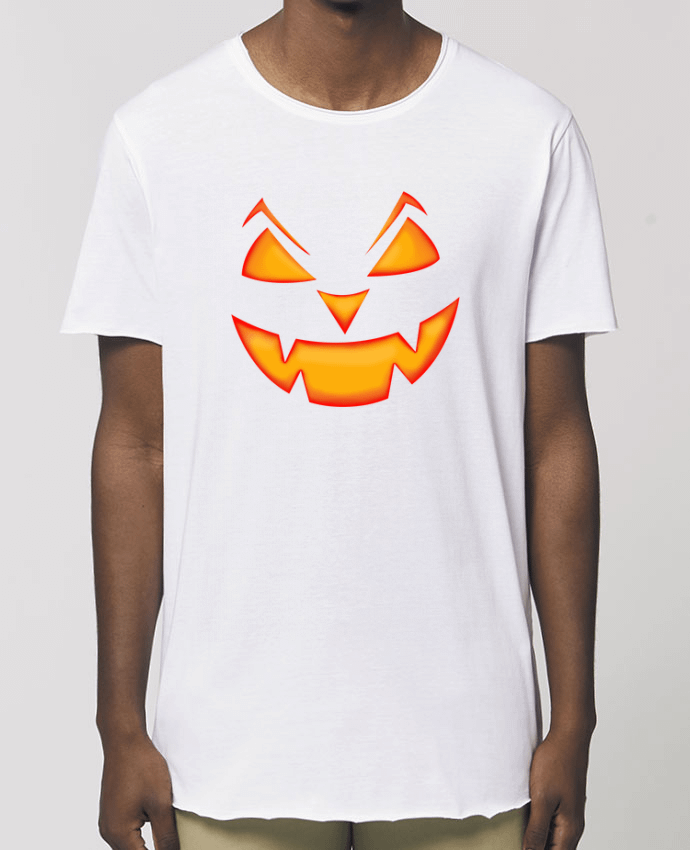 Men\'s long t-shirt Stanley Skater Halloween pumpkin face Par  tunetoo