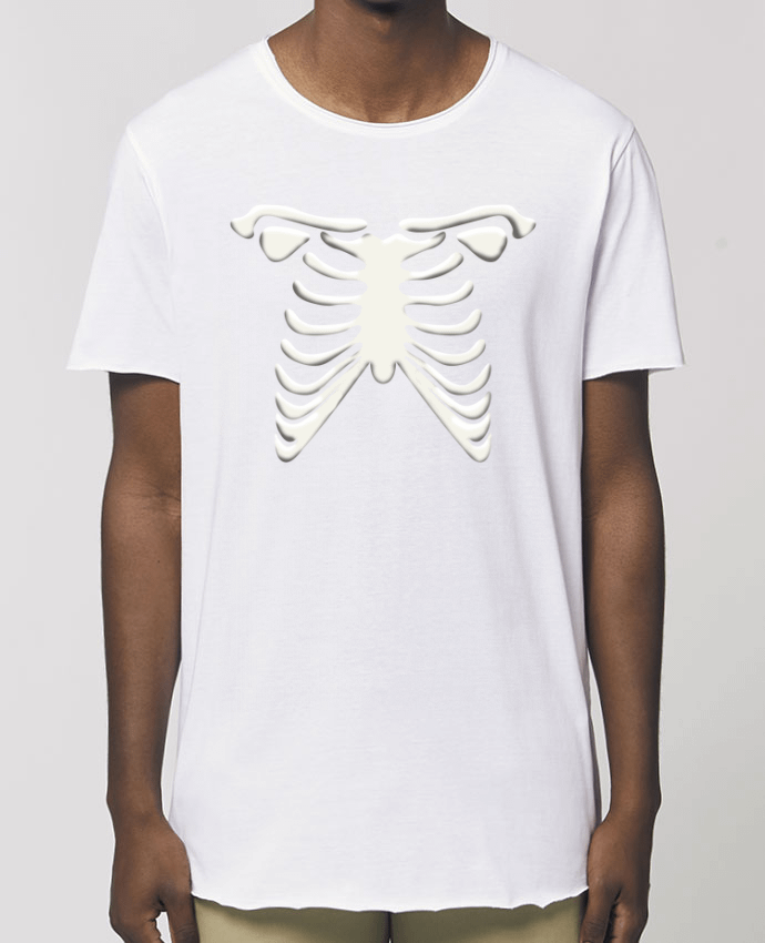 Men\'s long t-shirt Stanley Skater Halloween skeleton Par  tunetoo