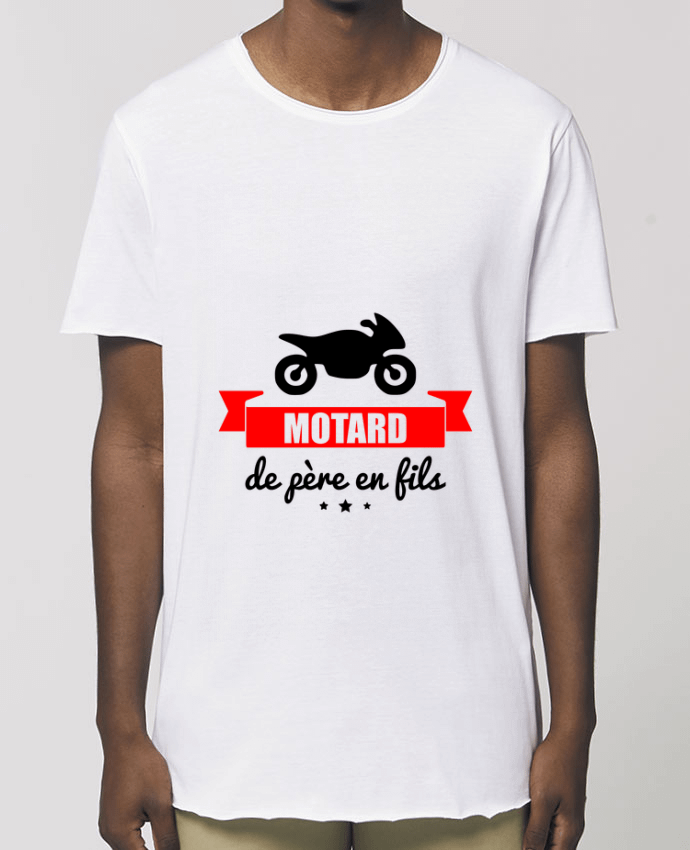 Camiseta larga pora él  Stanley Skater Motard de père en fils, moto, motard Par  Benichan
