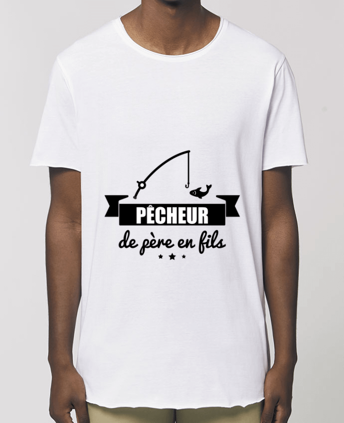 Tee-shirt Homme Pêcheur de père en fils, pêcheur, pêche Par  Benichan