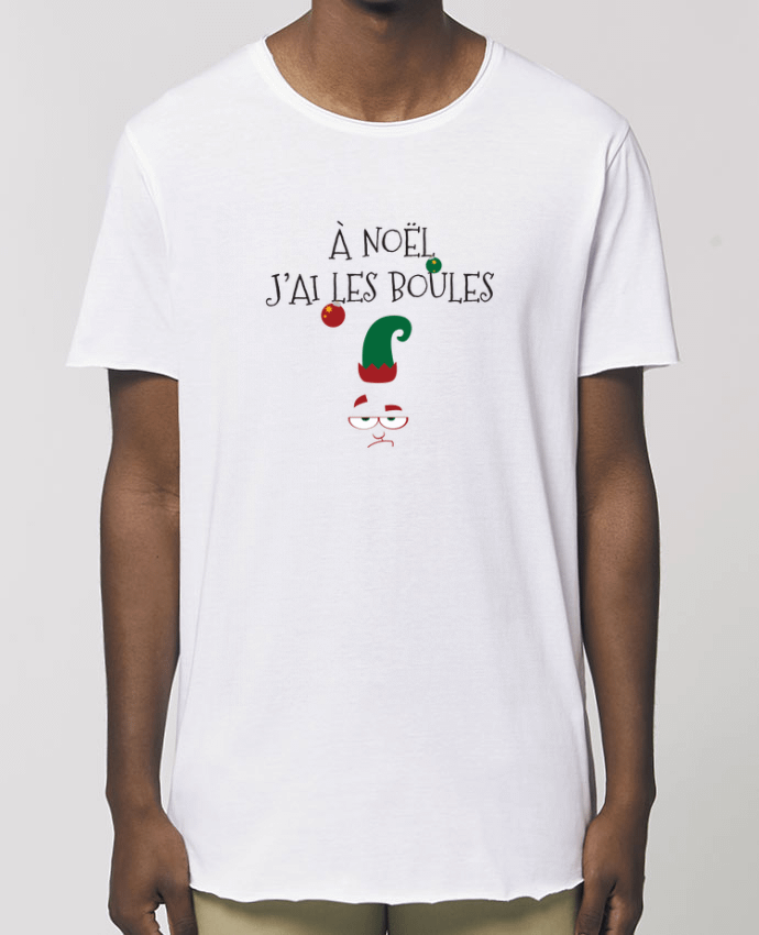 Camiseta larga pora él  Stanley Skater J'ai les boules - Noël Par  tunetoo