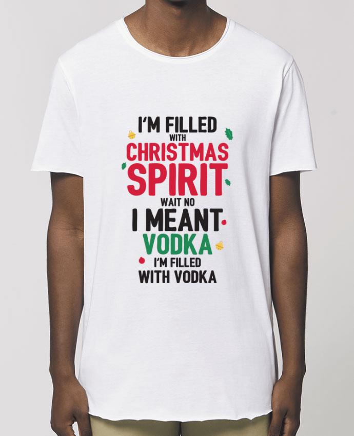 Tee-shirt Homme Christmas - Filled with vodka Par  tunetoo