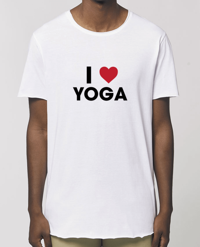 Men\'s long t-shirt Stanley Skater I love yoga Par  tunetoo
