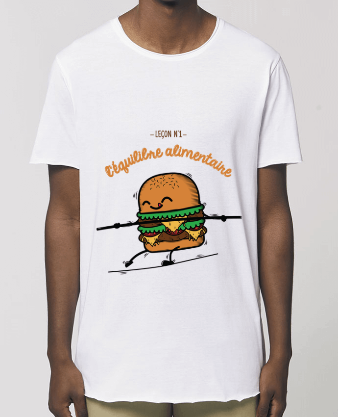 Men\'s long t-shirt Stanley Skater Equilibre alimentaire Par  PTIT MYTHO