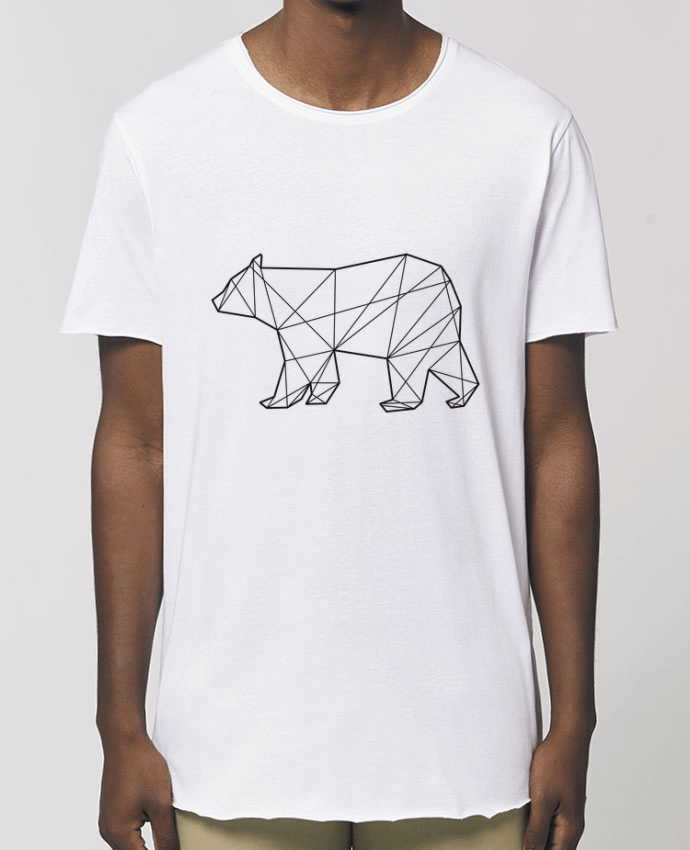 T-Shirt Long - Stanley SKATER Polygonal Bear Par  