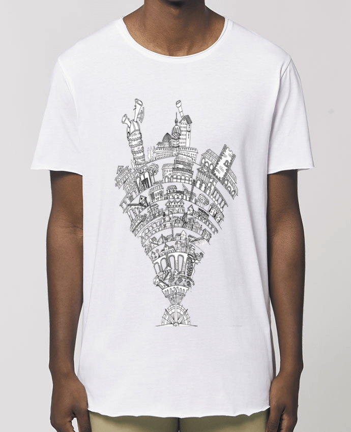 T-Shirt Long - Stanley SKATER Perintzia invisible city Par  Jugodelimon