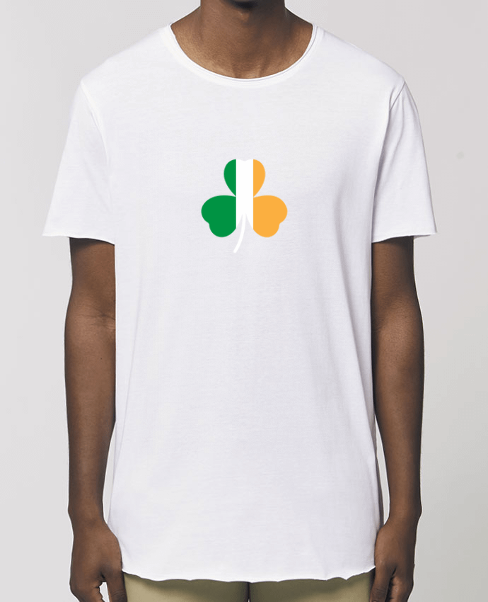 T-Shirt Long - Stanley SKATER Shamrock Irish flag Par  tunetoo