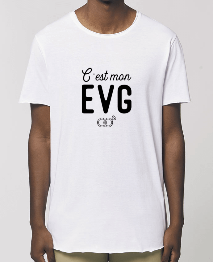 Camiseta larga pora él  Stanley Skater C'est mon evg cadeau mariage evg Par  Original t-shirt