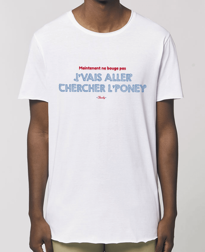 Camiseta larga pora él  Stanley Skater J'vais aller chercher l'poney - Dikkenek Par  tunetoo