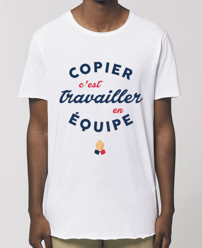 Tee-shirt Homme Copier c'est travailler en équipe Par  tunetoo