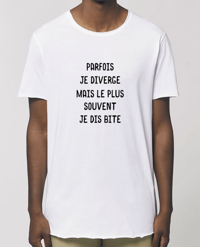 Tee-shirt Homme Parfois je diverge cadeau Par  Original t-shirt