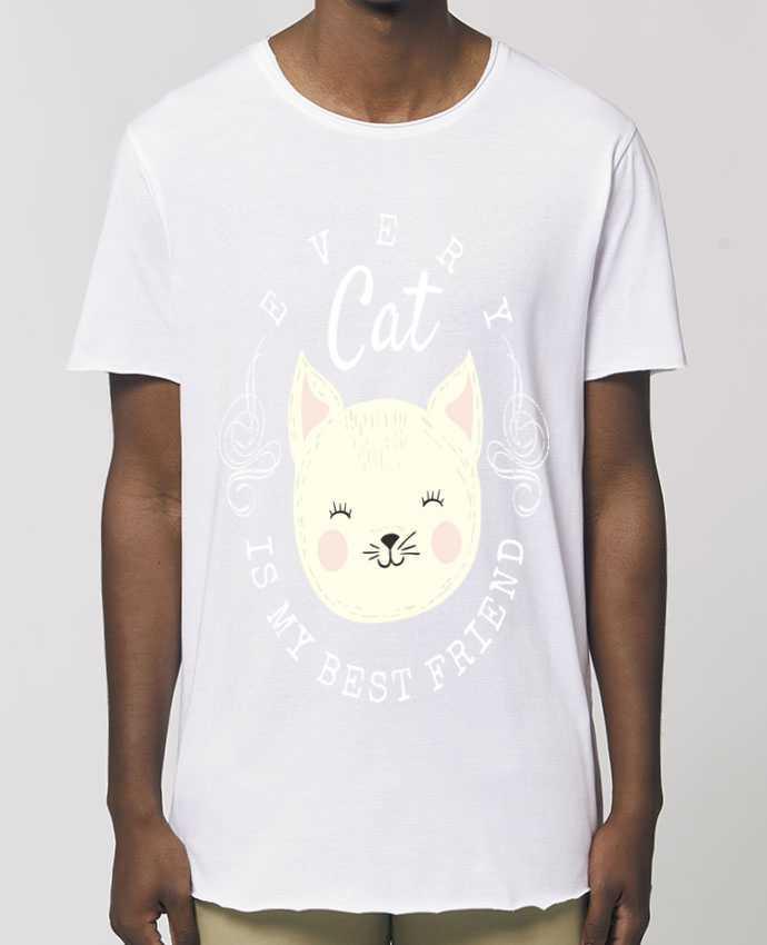 Camiseta larga pora él  Stanley Skater every cat is my best friend Par  livelongdesign