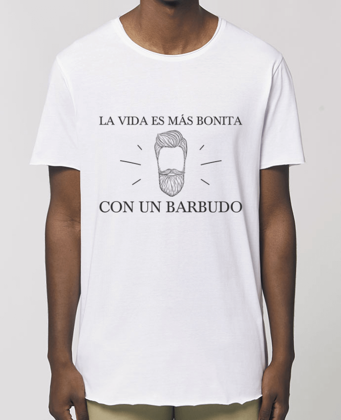 Tee-shirt Homme La vida es más bonita con un barbudo Par  tunetoo