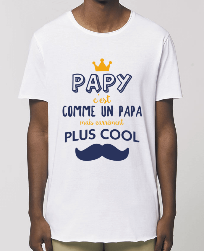 T-Shirt Long - Stanley SKATER Papy comme un papa en plus cool Par  tunetoo
