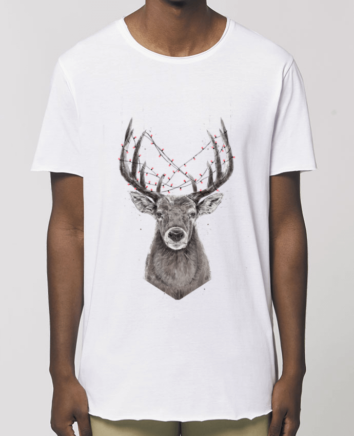 Tee-shirt Homme Xmas deer Par  Balàzs Solti