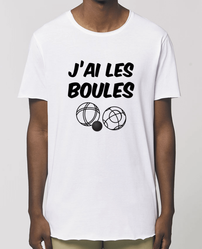 Men\'s long t-shirt Stanley Skater J'ai les boules. Spécial pétanque, jeux de boule, papa, papy Par  sicool