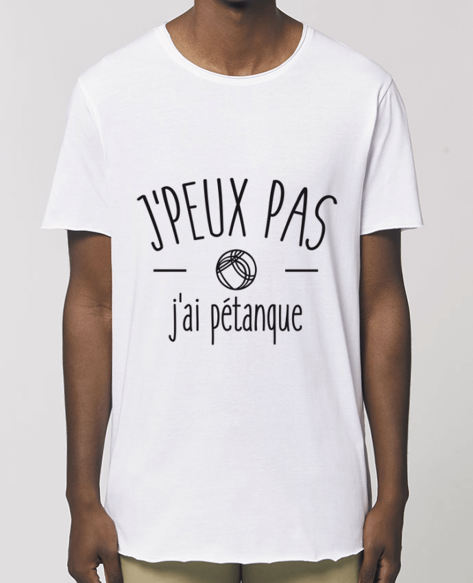 Tee-shirt Homme Je peux pas j'ai pétanque Par  FRENCHUP-MAYO