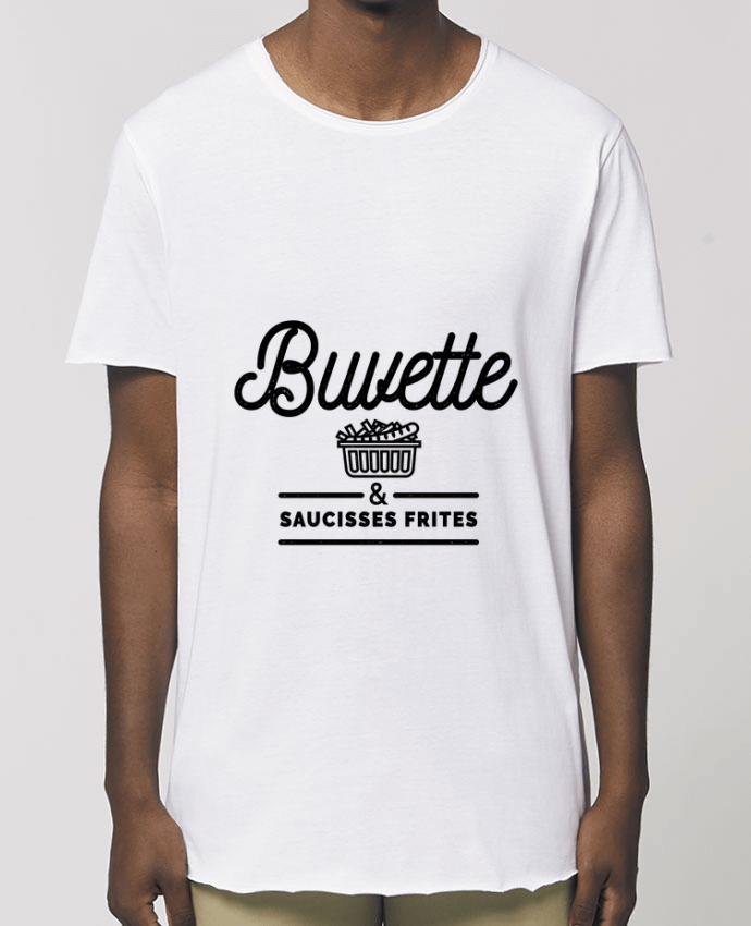 Men\'s long t-shirt Stanley Skater Buvette et Saucisse frites Par  Rustic