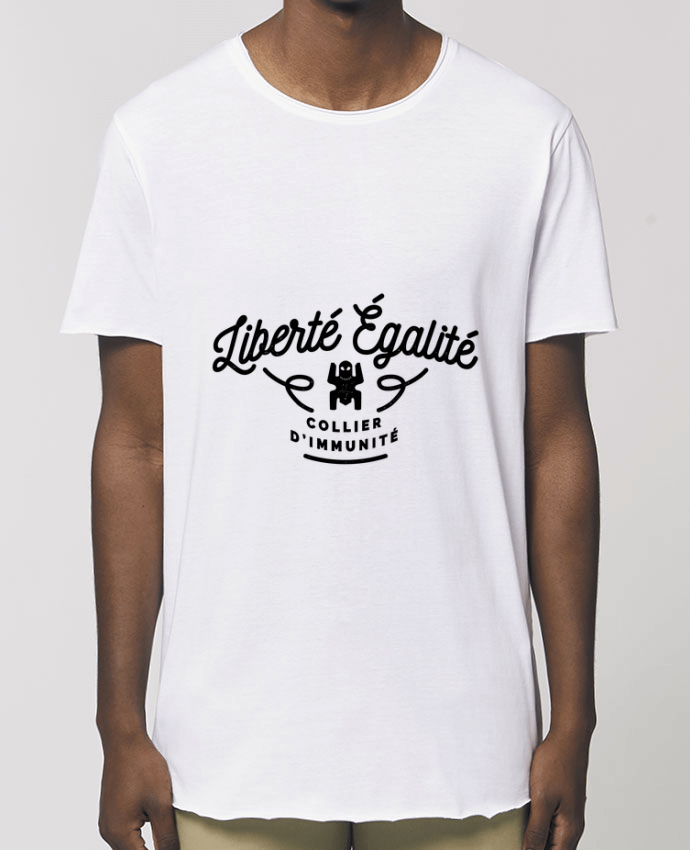 Camiseta larga pora él  Stanley Skater Liberté égalité collier d'immunité Par  Rustic