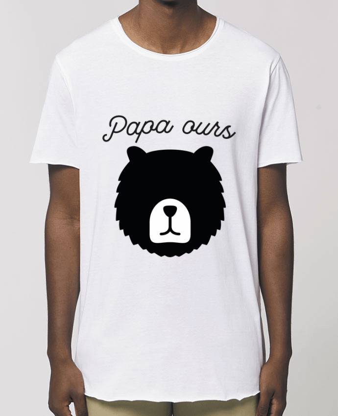 T-Shirt Long - Stanley SKATER Papa ours Par  FRENCHUP-MAYO