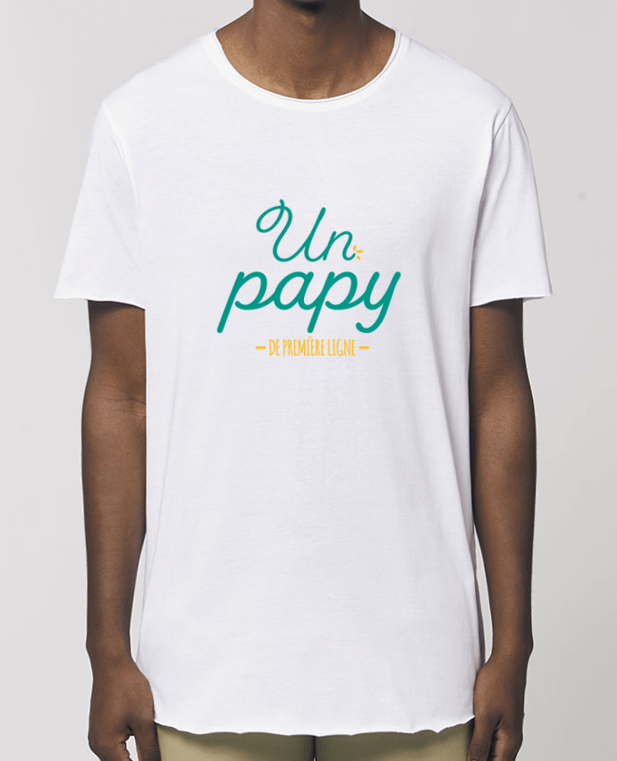 Camiseta larga pora él  Stanley Skater Un papy de première ligne Par  tunetoo