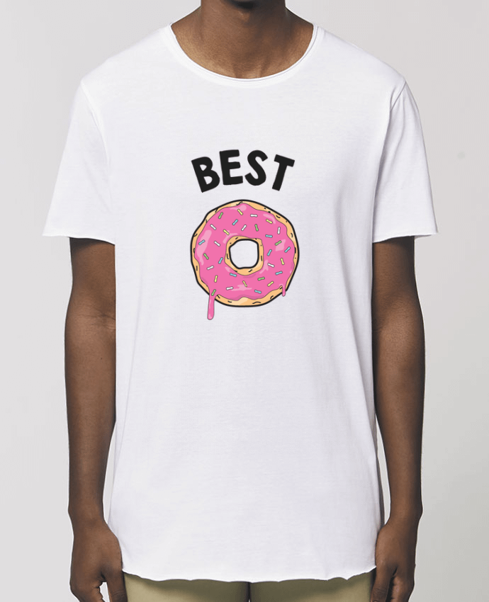 Camiseta larga pora él  Stanley Skater Best Friends donut coffee Par  tunetoo