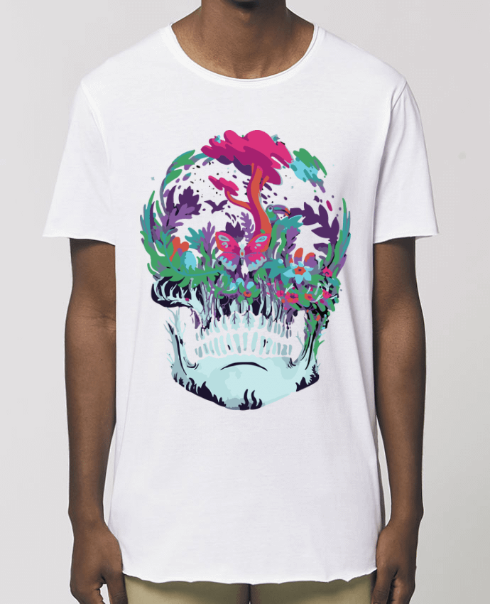 T-Shirt Long - Stanley SKATER Skull nature Par  jorrie