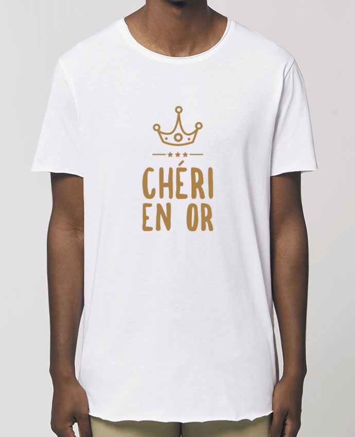 Tee-shirt Homme Chéri en or Par  tunetoo
