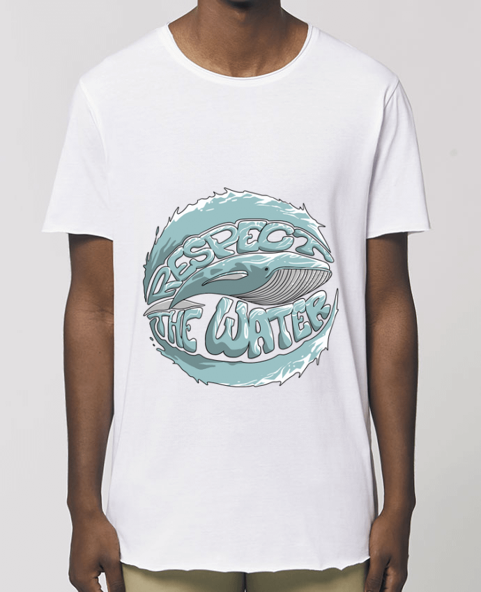 Tee-shirt Homme REspect the Water - Whale Par  Tomi Ax - tomiax.fr