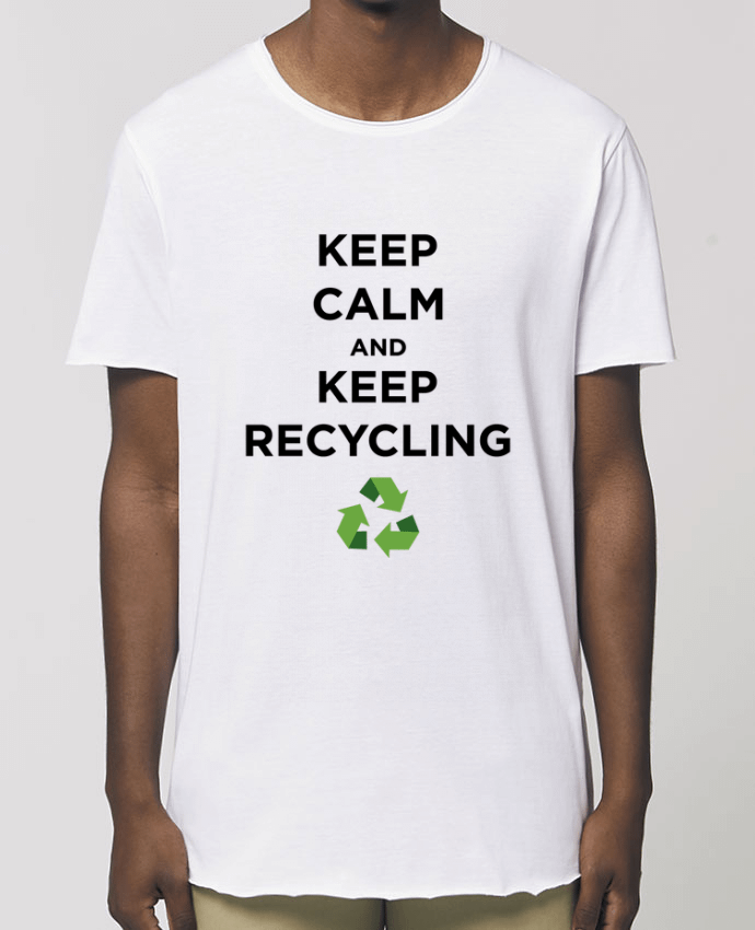 Camiseta larga pora él  Stanley Skater Keep calm and keep recycling Par  tunetoo