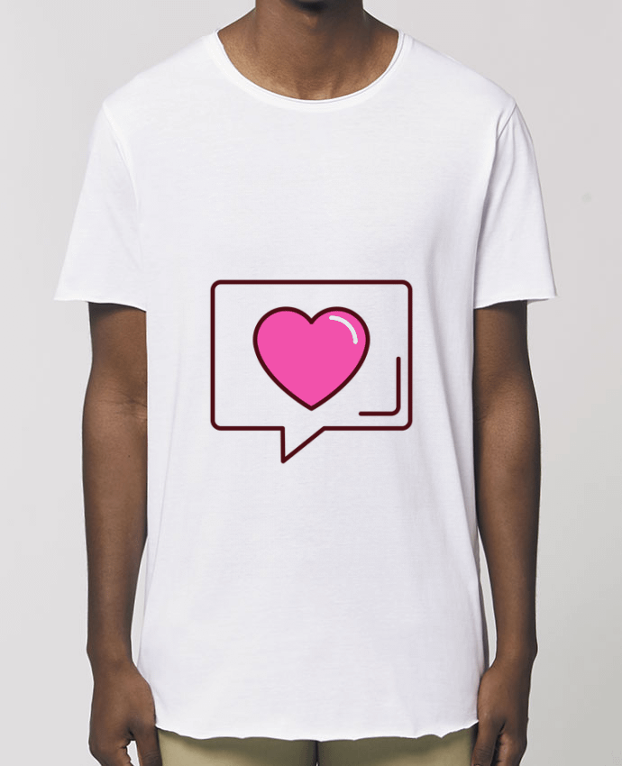 Men\'s long t-shirt Stanley Skater Message d'amour Par  SébCreator