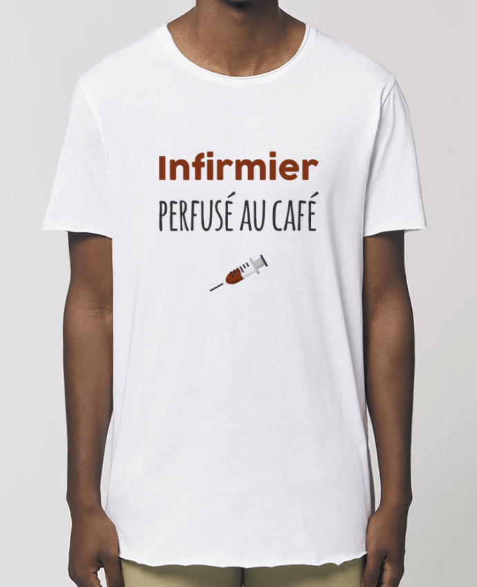 Tee-shirt Homme Infirmier perfusé au café Par  tunetoo