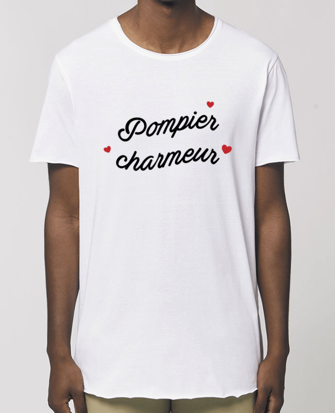 Men\'s long t-shirt Stanley Skater Pompier charmeur Par  tunetoo