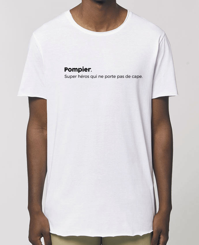 Men\'s long t-shirt Stanley Skater Pompier définition Par  tunetoo