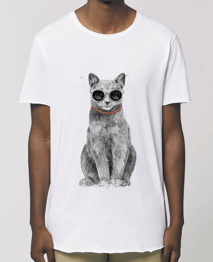 T-Shirt Long - Stanley SKATER Summer Cat Par  Balàzs Solti