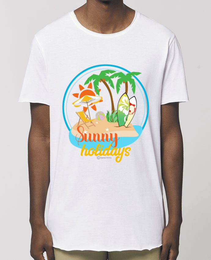T-Shirt Long - Stanley SKATER Sunny holidays - modèle t-shirt clair Par  bigpapa-factory