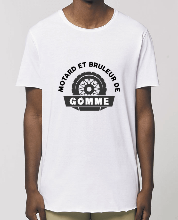 Tee-shirt Homme Motard et bruleur de gomme Par  tunetoo