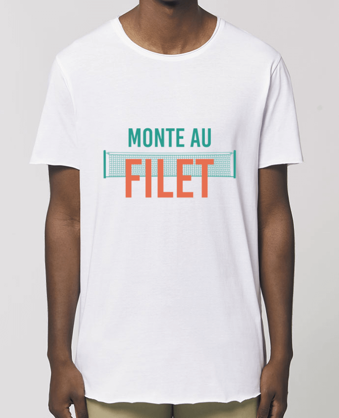 Men\'s long t-shirt Stanley Skater Monte au filet Par  tunetoo
