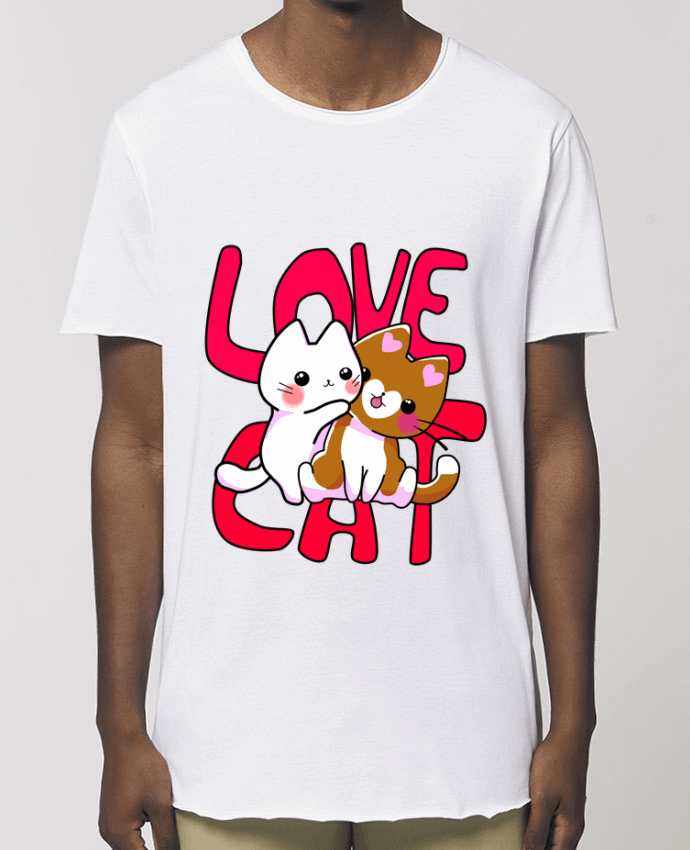 T-Shirt Long - Stanley SKATER Amor de Gato Par  MaaxLoL