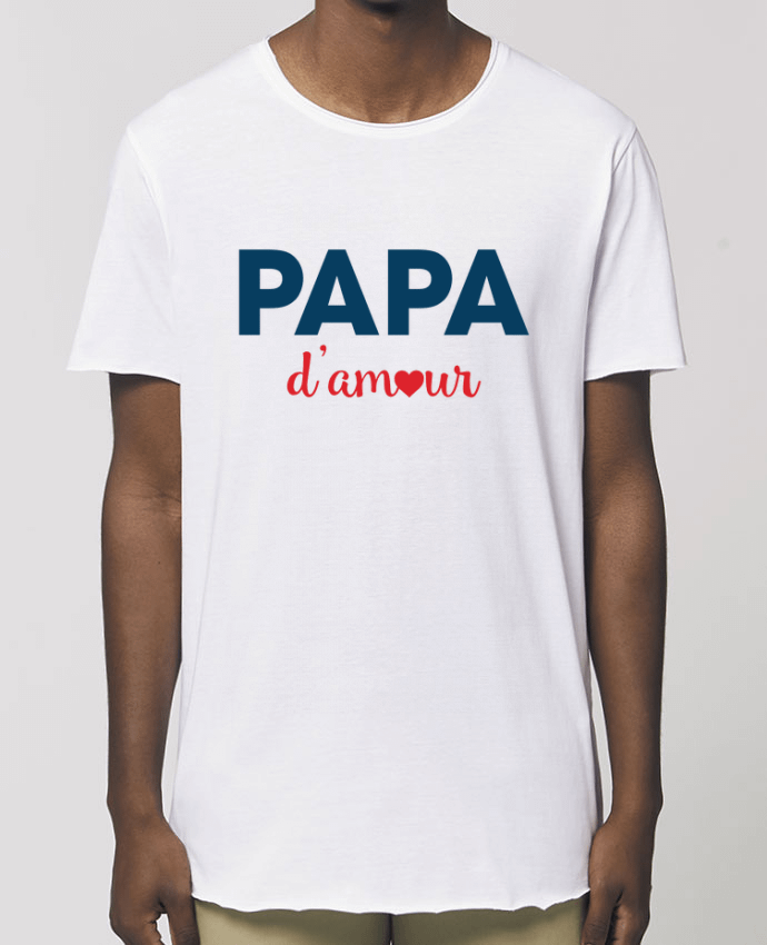 Tee-shirt Homme Papa d'amour Par  tunetoo