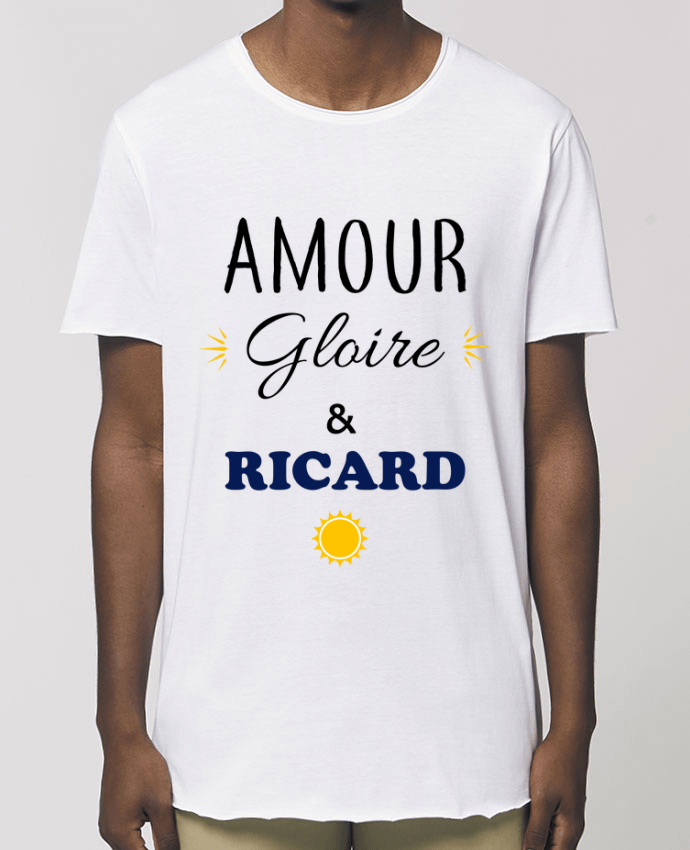 Tee-shirt Homme Amour gloire & ricard Par  La boutique de Laura