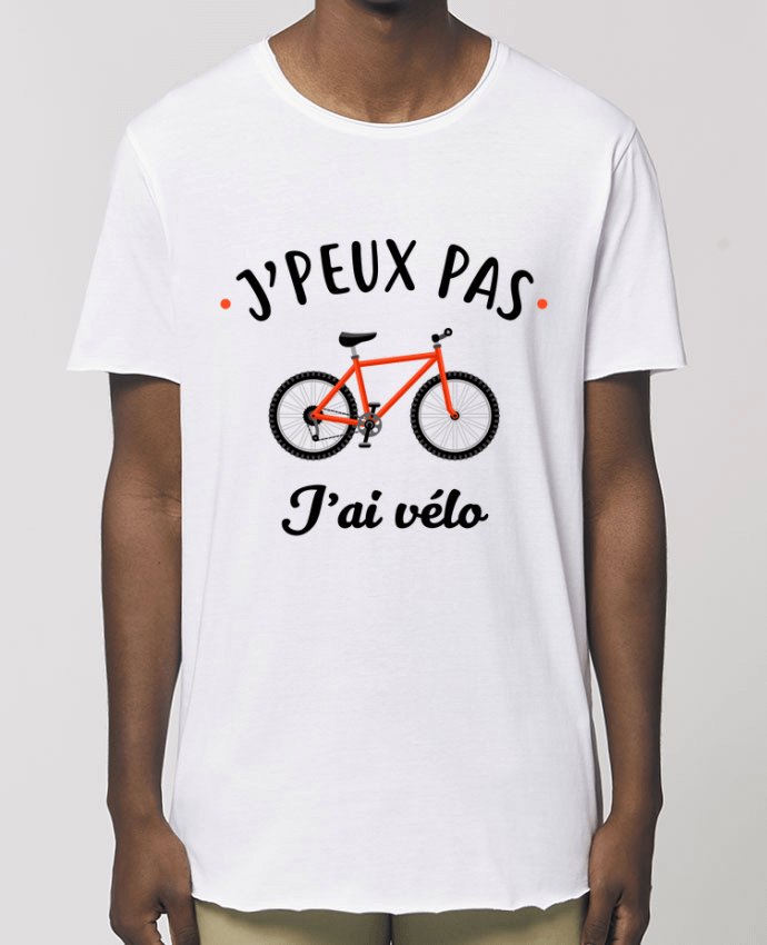 Tee-shirt Homme J'peux pas j'ai vélo Par  La boutique de Laura