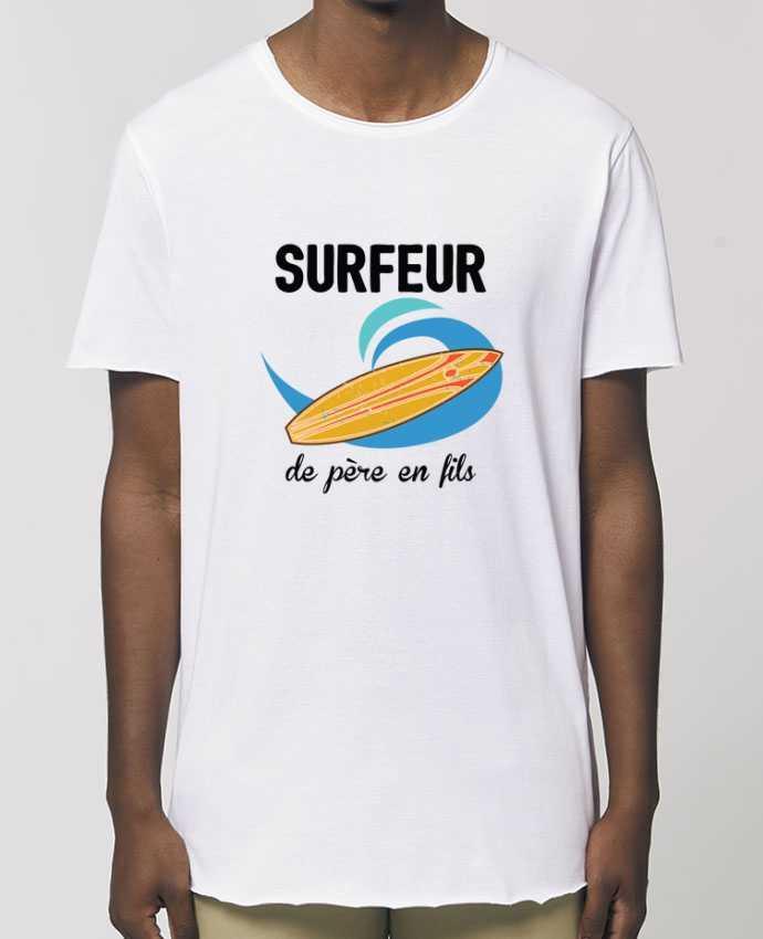 Tee-shirt Homme Surfeur de père en fils Par  tunetoo