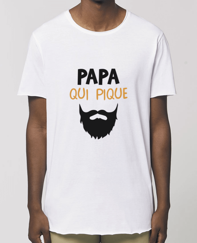 Tee-shirt Homme Papa qui pique Par  tunetoo