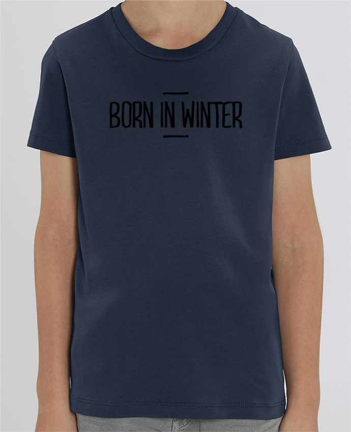 Camiseta Infantil Algodón Orgánico MINI CREATOR Born in winter Par tunetoo